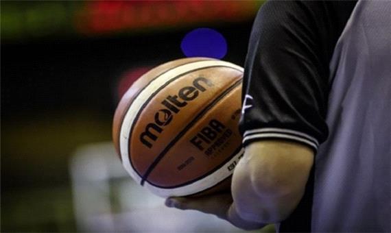 قضاوت داور مهابادی در دور برگشت مسابقات لیگ دسته یک بسکتبال کشور