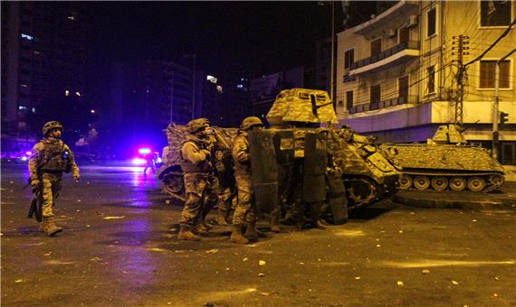 درگیری معترضان با ارتش لبنان در طرابلس
