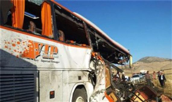 8 کشته در دو حادثه تصادف اتوبوس