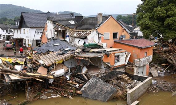 آلمان زیر بار سیلاب های سنگین کمر خم کرد