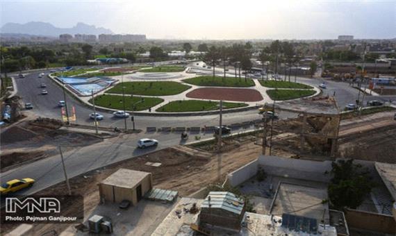 افتتاح پروژه میدان شهدای هسته‌ای در شرق اصفهان