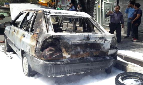 سانحه حریق خودرو در اصفهان 3کشته و یک مجروح برجا گذاشت