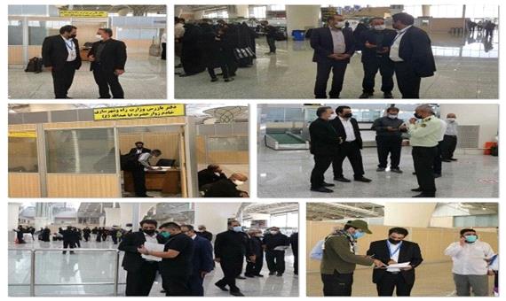 نظارت بازرس وزارت راه بر پرواز‌های اربعین در فرودگاه اصفهان