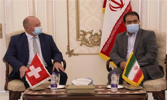 رئیس مجلس ملی سوئیس وارد اصفهان شد