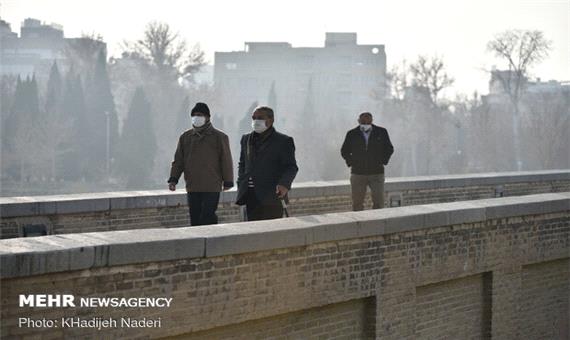 هوای اصفهان آلوده است