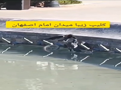 صحنه‌ای زیبا در میدان امام اصفهان