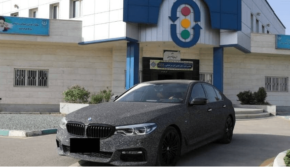 توقیف سواری بی‌ام‌و با سرعت 200 کیلومتر بر ساعت در اصفهان