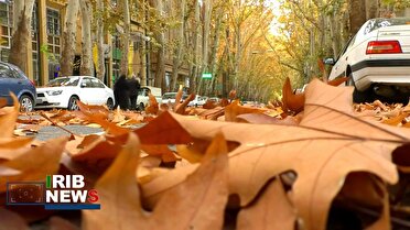 برگ ریزان پاییز خوانسار دیدنی است