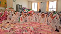 دانش‌آموزان فرخی جشن تکلیف گرفتند