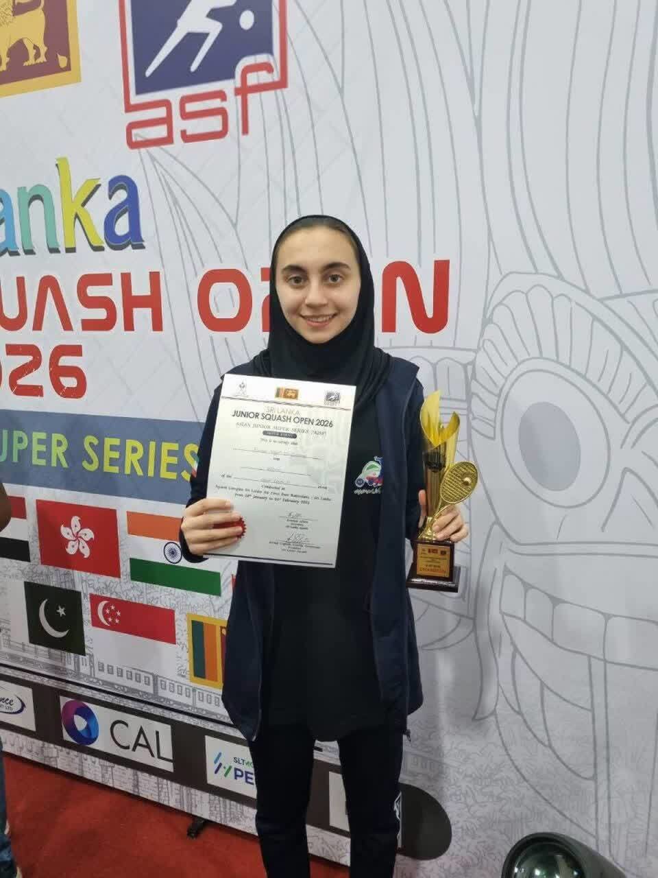 پرنیان نجفی طلایی شد