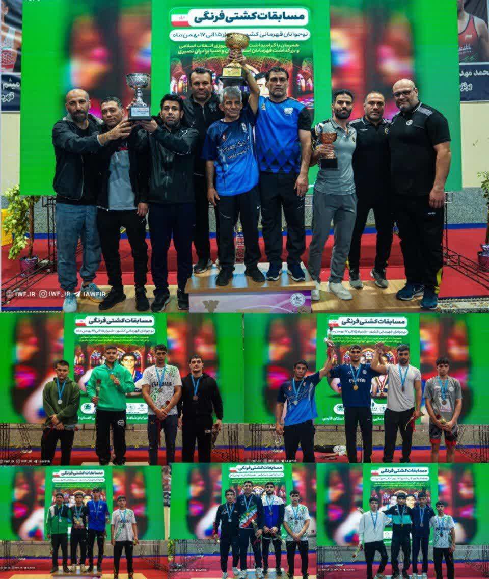 درخشش کشتی گیران اصفهانی پس از سال‌ها در کشور