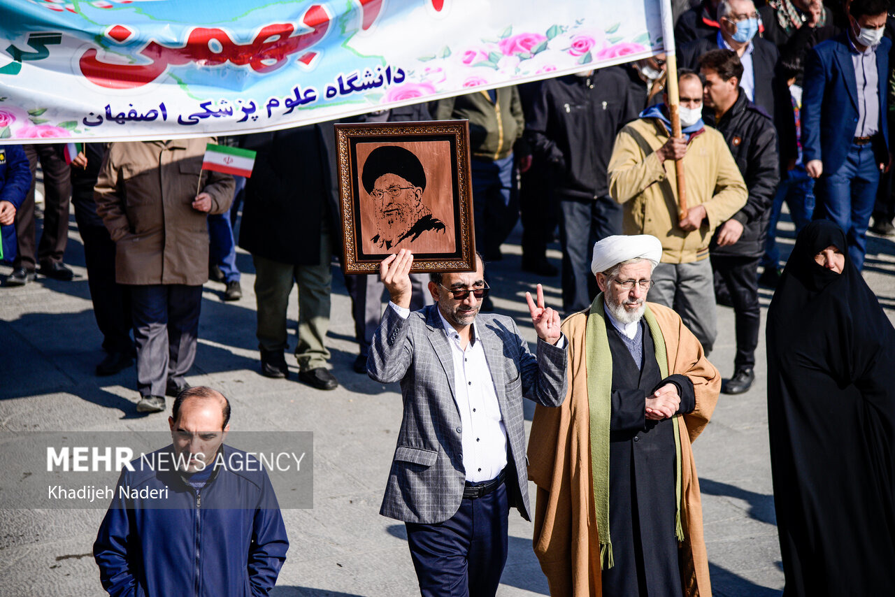 مسیرهای راهپیمایی ۲۲ بهمن در اصفهان اعلام شد