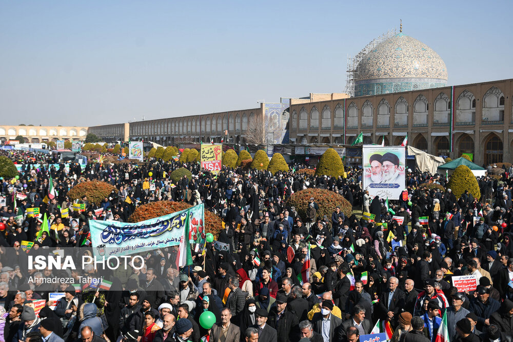 اعلام مسیرهای هشت‌گانه راهپیمایی ۲۲ بهمن در اصفهان