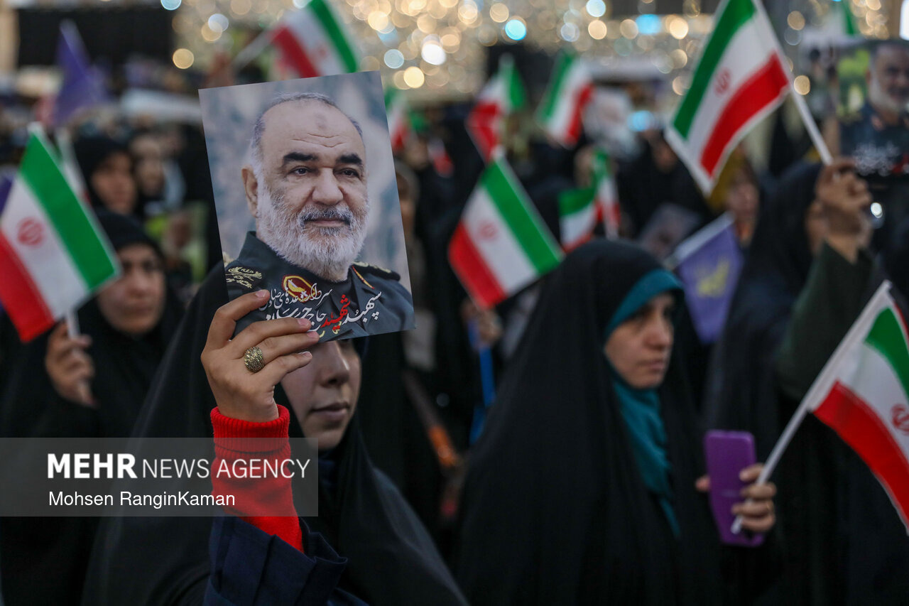 مراسم نخستین سالگرد شهادت سردار سپهبد شهید حاج حسین سلامی