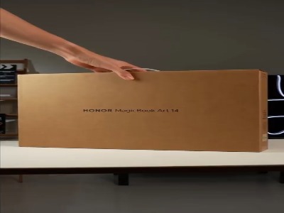 جعبه‌گشایی لپ‌تاپ HONOR magic book Art ۱۴