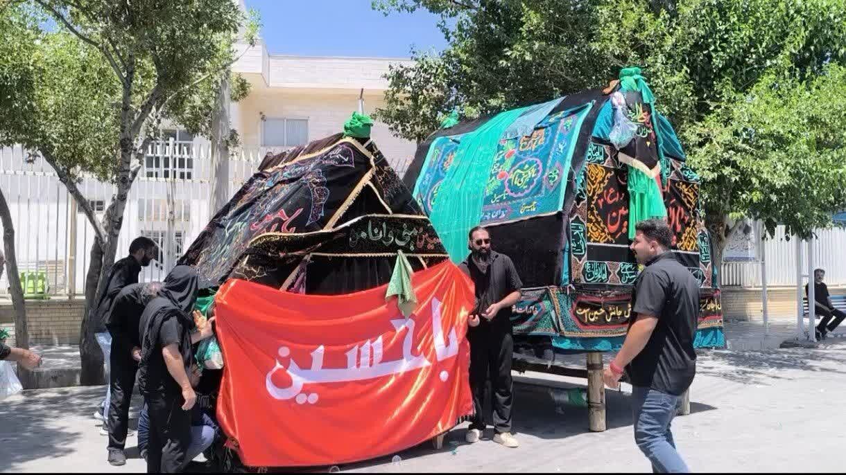 برگزاری آیین سنتی نخل‌گردانی در  گوگد
