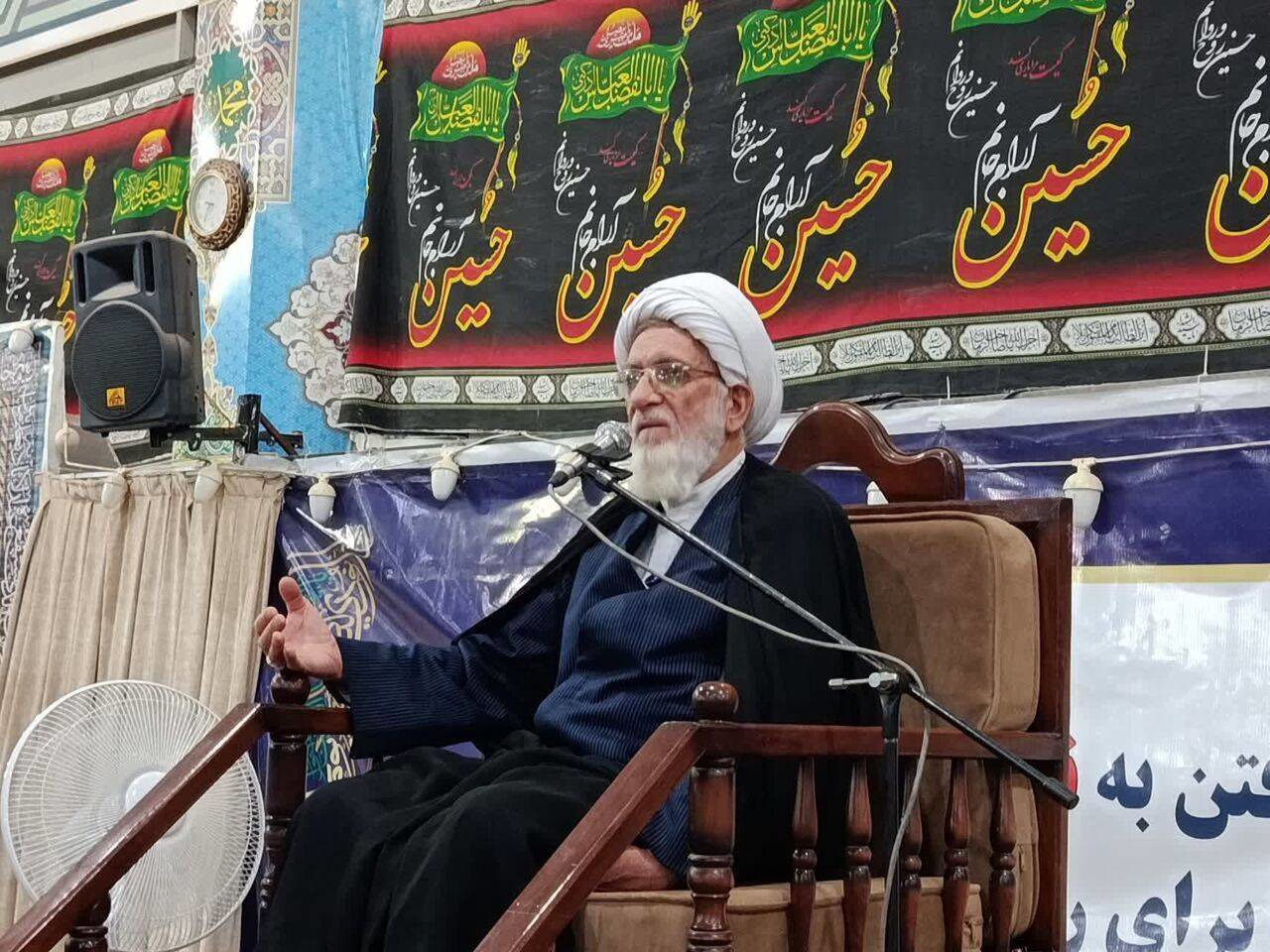 بزرگداشت شهادت حضرت آیت‌الله خامنه‌ای در مصلی بقیه‌الله الاعظم کاشان