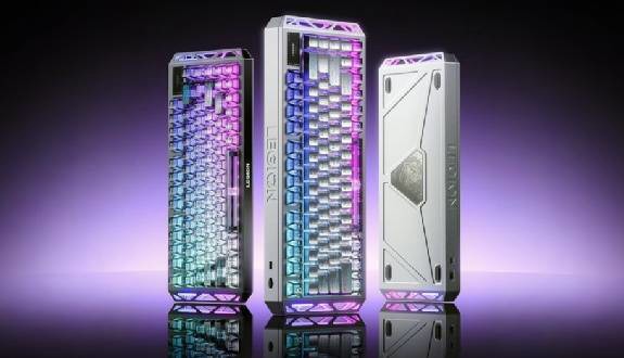 کیبورد گیمینگ لنوو Legion R۷ RT۷۵ با نمایشگر TFT و کلیدهای مگنتی معرفی شد
