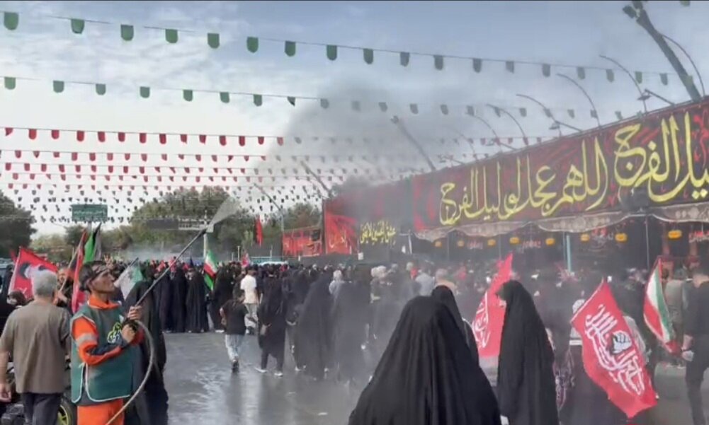 تجلی ارادت بی‌کران ایران جانفدایی، در مسیر نورانی اباعبدالله(ع)
