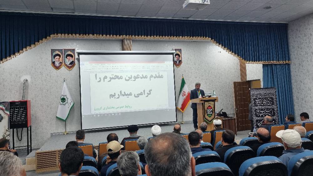 تکریم و معارفه بخشدار بخش کرون