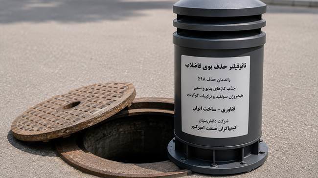 تولید نانوفیلتر با قابلیت جذب قابل توجه گازهای بدبو و سمی
