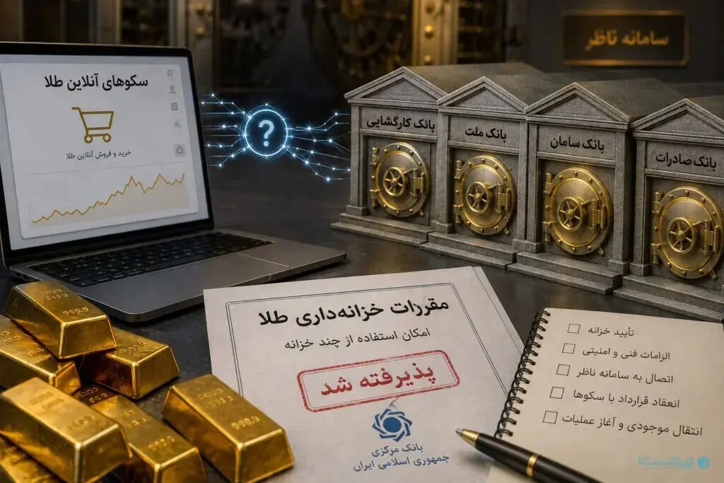 چند خزانه، یک واقعیت: انحصار خزانه در بازار آنلاین طلا تمام نشده است
