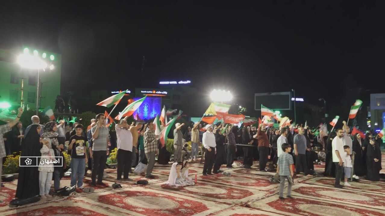همدلی مردم استان درصدوهشتادویکمین شب میدان داری