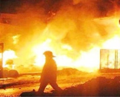 انفجار در واحد تعمیر دیاگ در اصفهان
