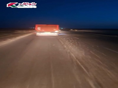 وضعیت خطرناک جاده ارگ خواف