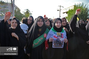 عکس/ آخرین بدرقه رزمنده لشکر فاطمیون در سروستان فارس