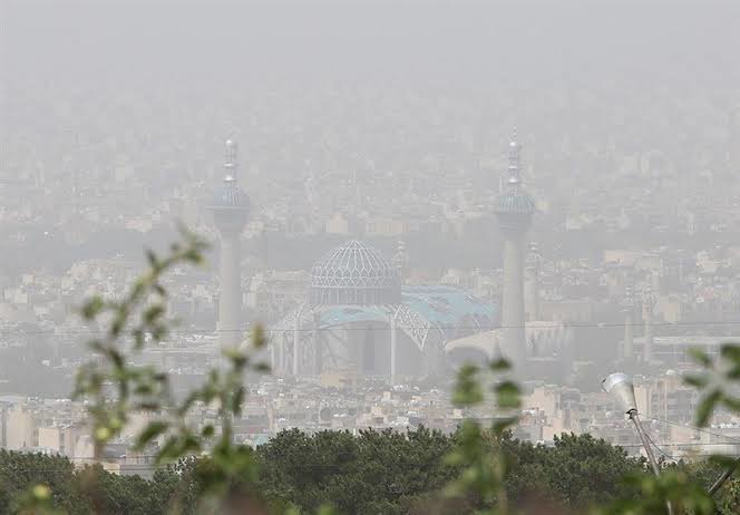 هوا در اصفهان نارنجی و قرمز است
