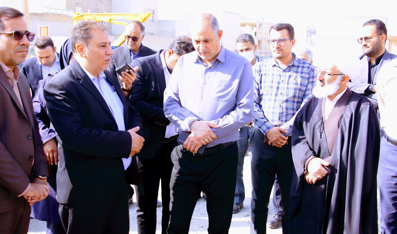 کلنگ زنی  احداث فرهنگ‌سرای شهرستان گلپایگان