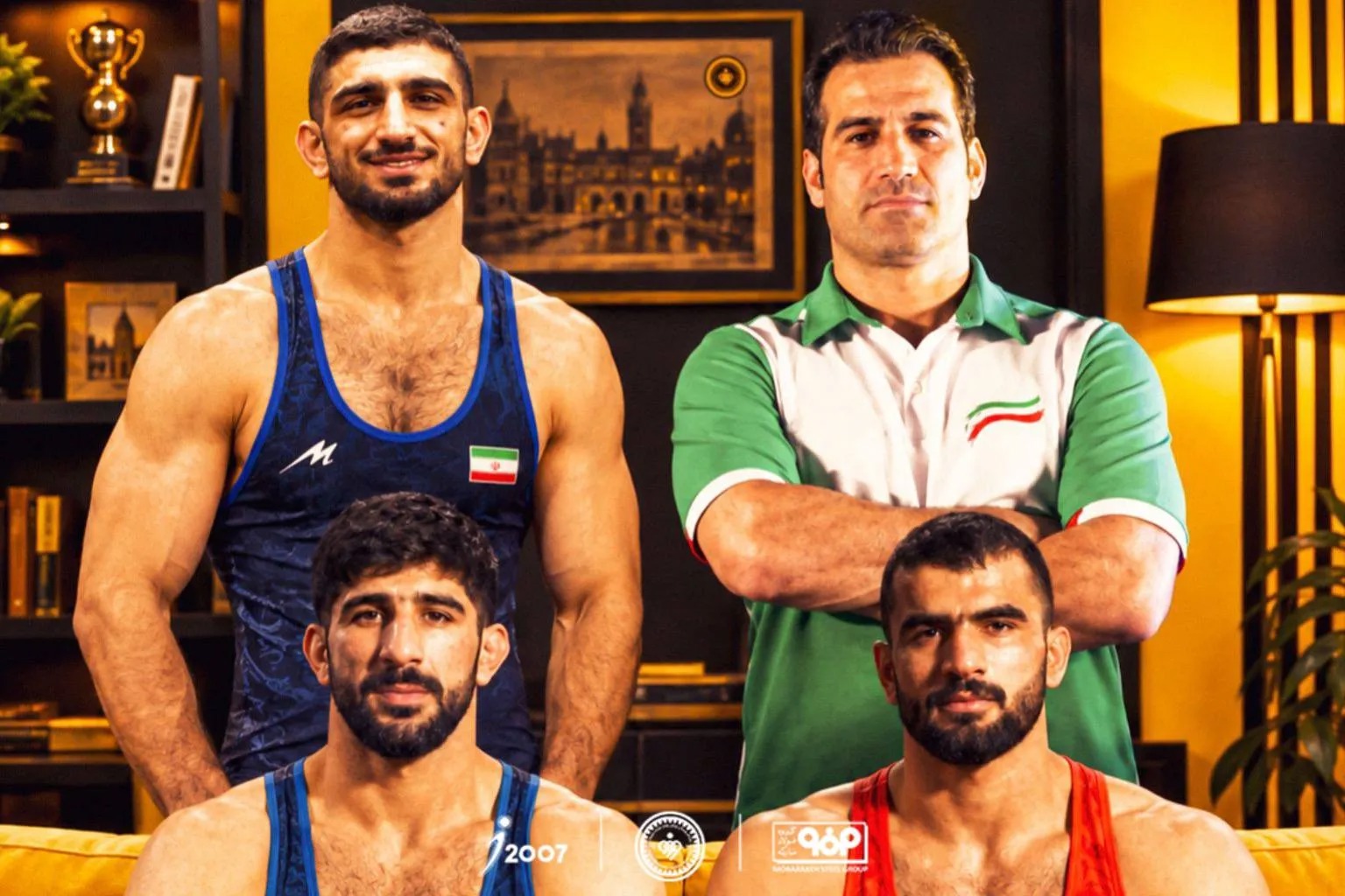 ۳ نشان جهانی کشتی‌گیران فولاد مبارکه سپاهان در جهان
